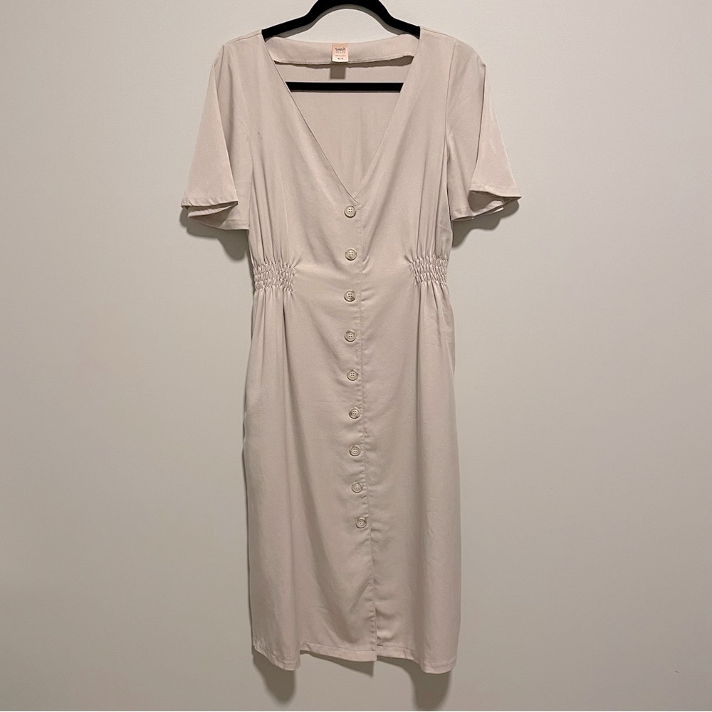 Smash + Tess The Jane Dress in Pearl (taupe) - Picture 2 of 6